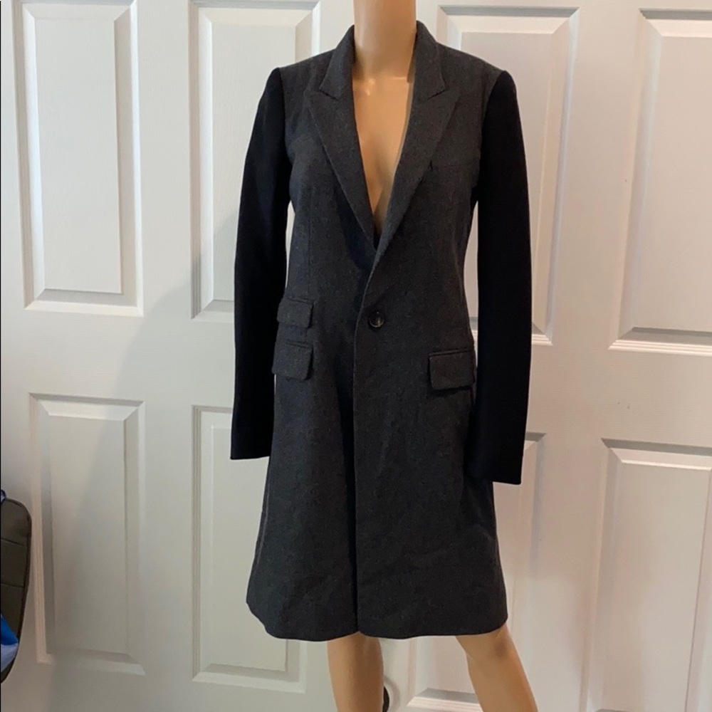 DIESEL SZ S NBW 3/4 LENGTH GREY/BLACK COAT